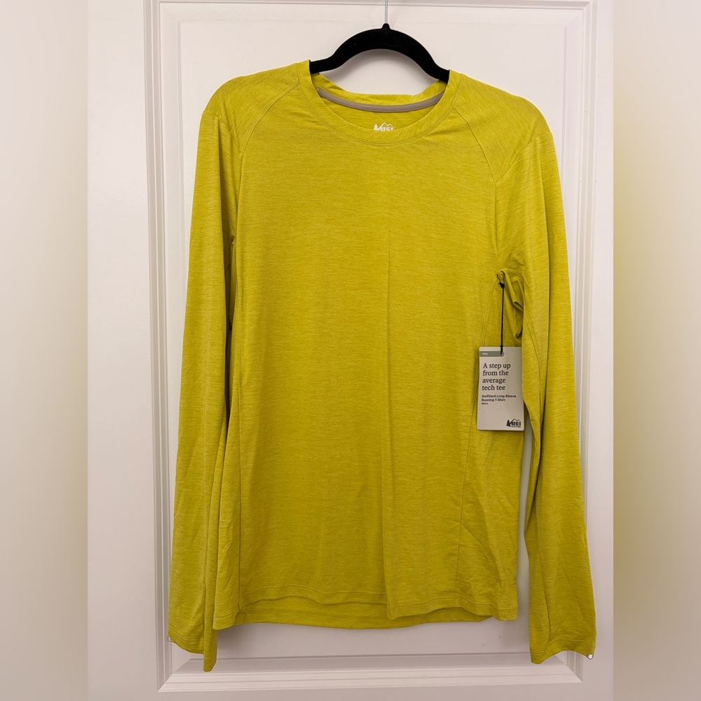 REI Lime Green Long Sleeve Shirt